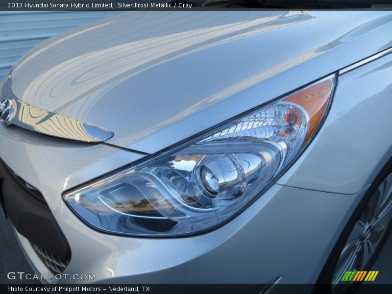 Silver Frost Metallic / Gray 2013 Hyundai Sonata Hybrid Limited