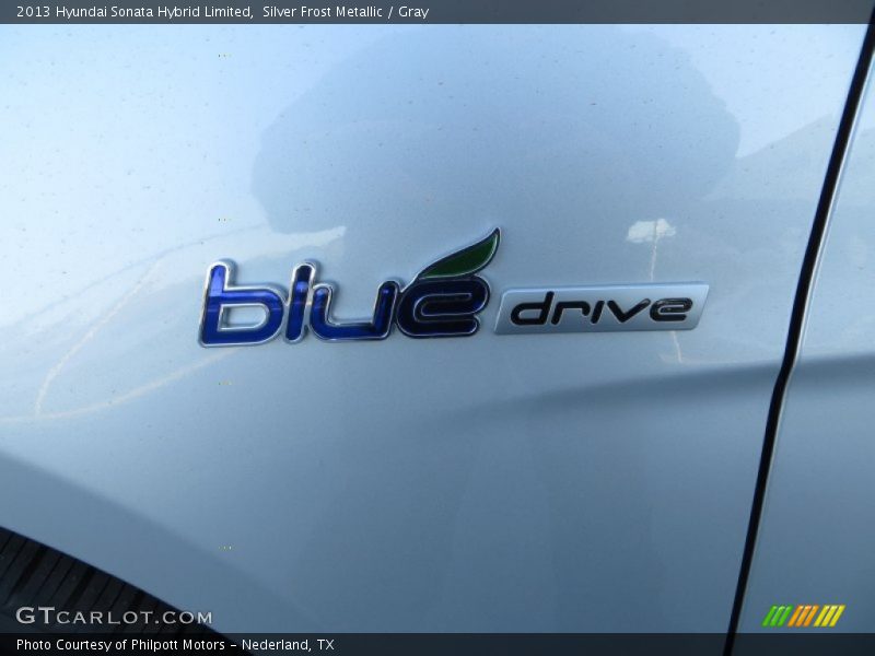 Silver Frost Metallic / Gray 2013 Hyundai Sonata Hybrid Limited