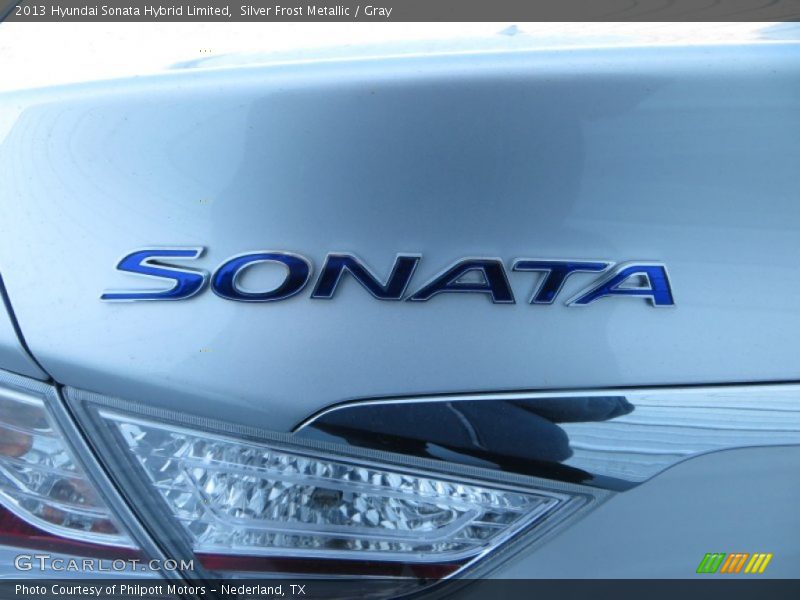 Silver Frost Metallic / Gray 2013 Hyundai Sonata Hybrid Limited