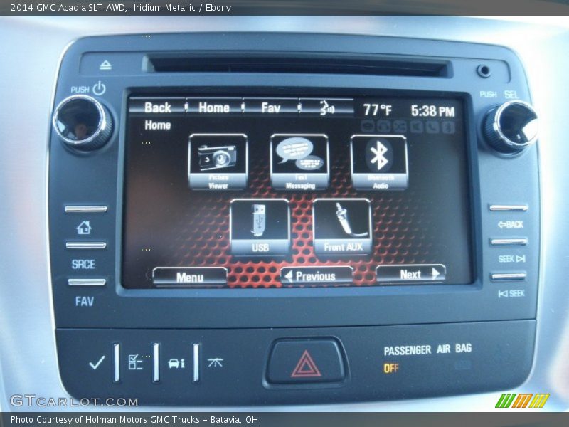 Iridium Metallic / Ebony 2014 GMC Acadia SLT AWD