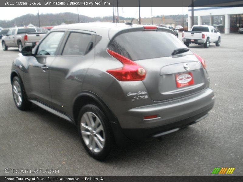 Gun Metallic / Black/Red w/Red Trim 2011 Nissan Juke SL