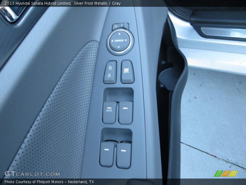 Silver Frost Metallic / Gray 2013 Hyundai Sonata Hybrid Limited