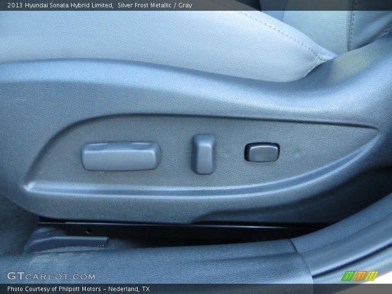 Silver Frost Metallic / Gray 2013 Hyundai Sonata Hybrid Limited