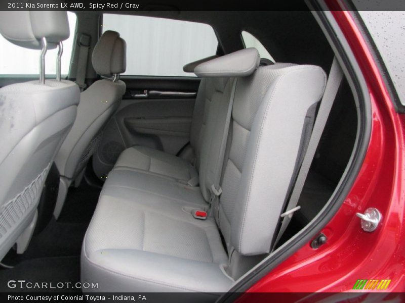 Spicy Red / Gray 2011 Kia Sorento LX AWD