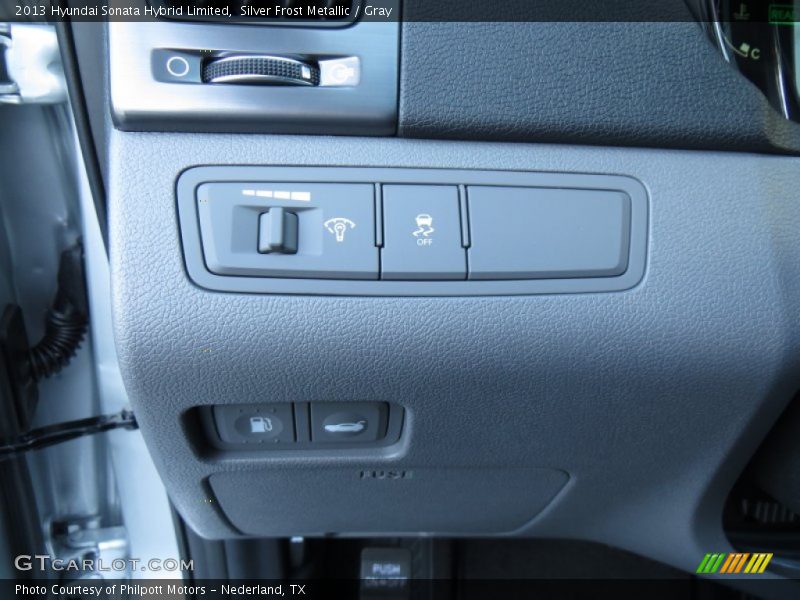 Silver Frost Metallic / Gray 2013 Hyundai Sonata Hybrid Limited