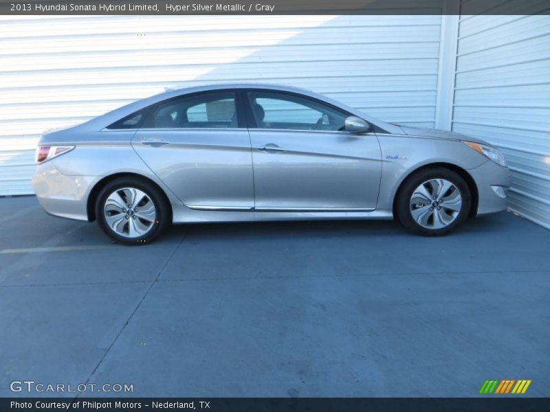 Hyper Silver Metallic / Gray 2013 Hyundai Sonata Hybrid Limited