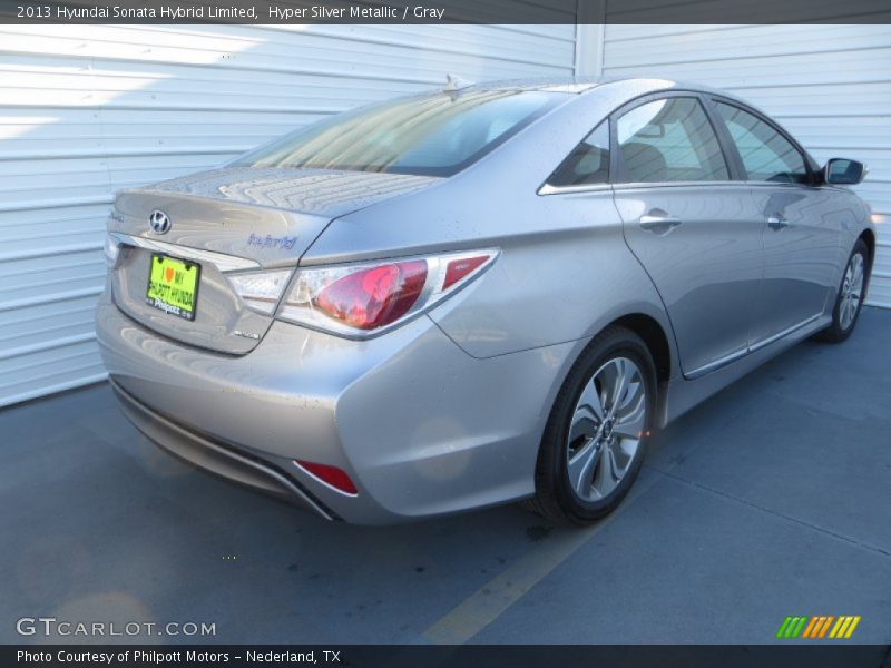 Hyper Silver Metallic / Gray 2013 Hyundai Sonata Hybrid Limited