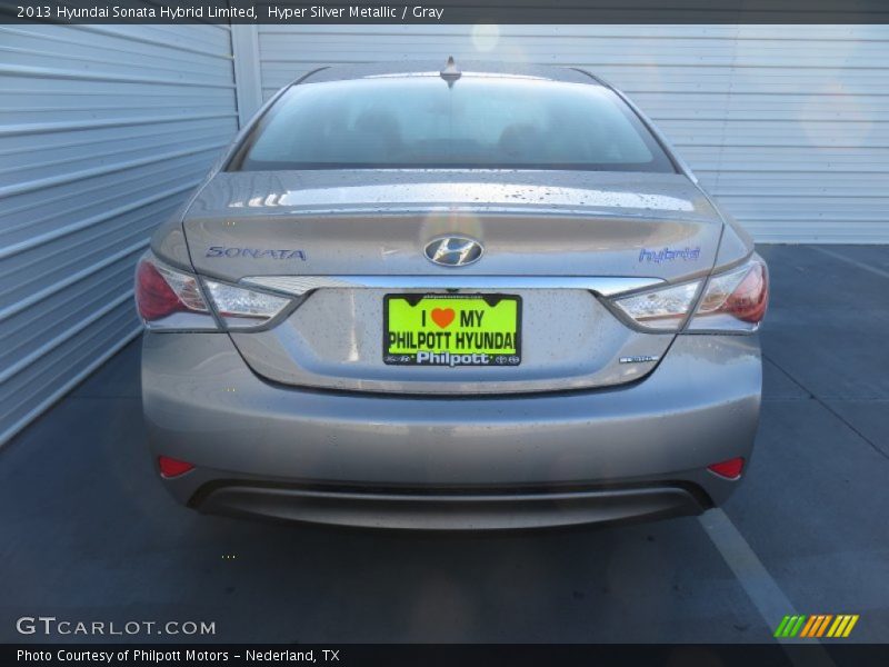 Hyper Silver Metallic / Gray 2013 Hyundai Sonata Hybrid Limited