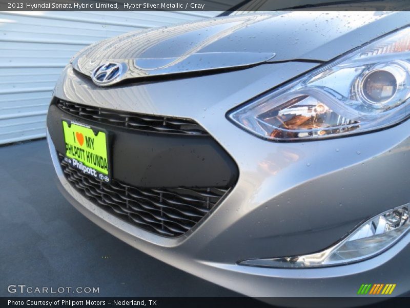 Hyper Silver Metallic / Gray 2013 Hyundai Sonata Hybrid Limited