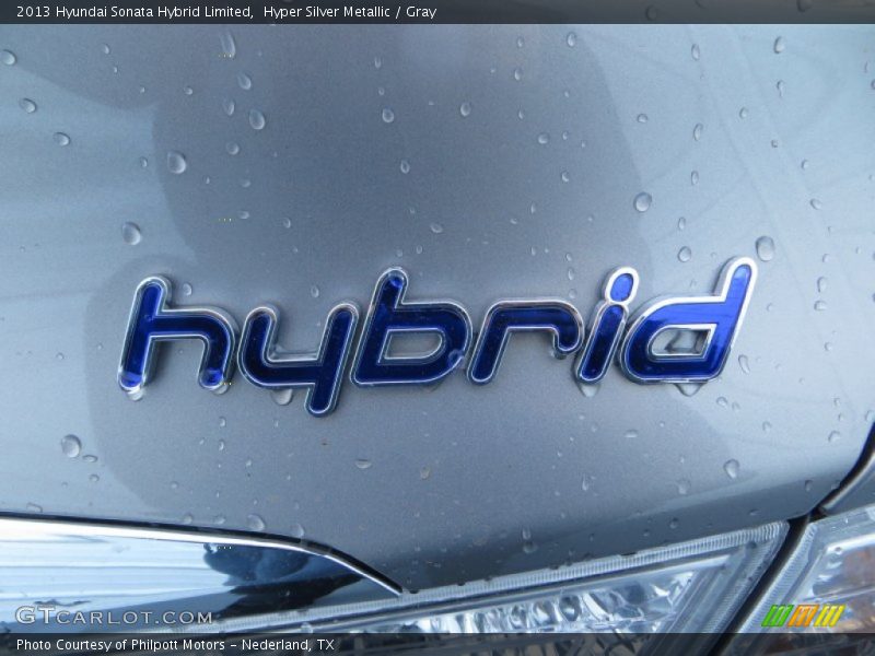 Hyper Silver Metallic / Gray 2013 Hyundai Sonata Hybrid Limited