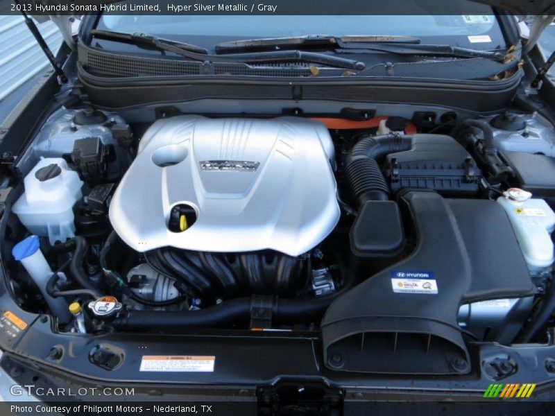 Hyper Silver Metallic / Gray 2013 Hyundai Sonata Hybrid Limited
