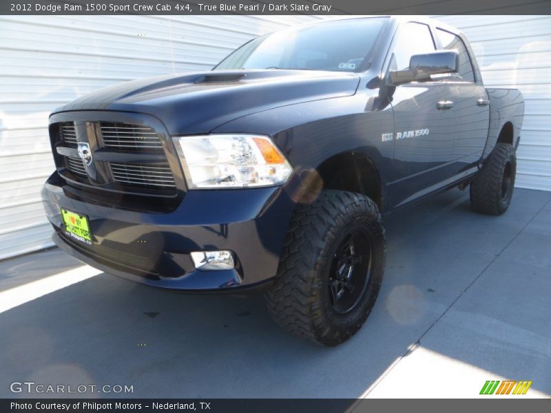 True Blue Pearl / Dark Slate Gray 2012 Dodge Ram 1500 Sport Crew Cab 4x4