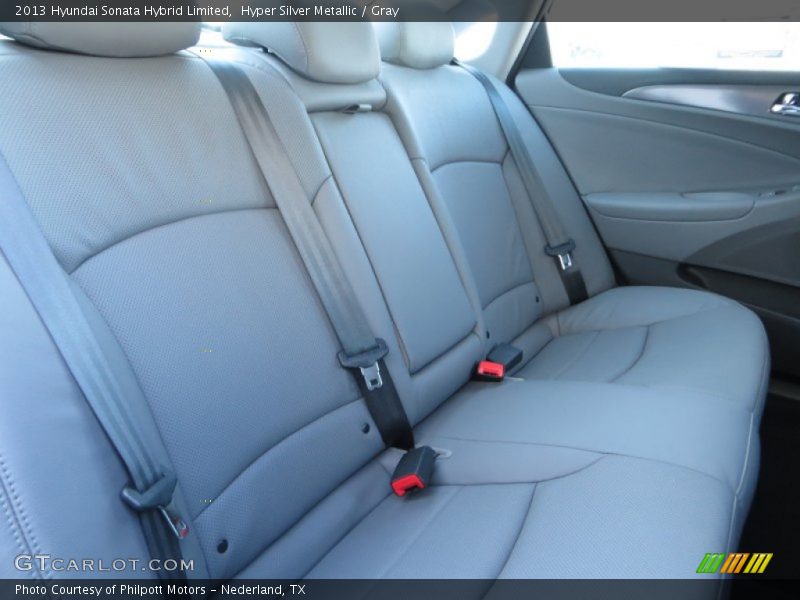 Hyper Silver Metallic / Gray 2013 Hyundai Sonata Hybrid Limited