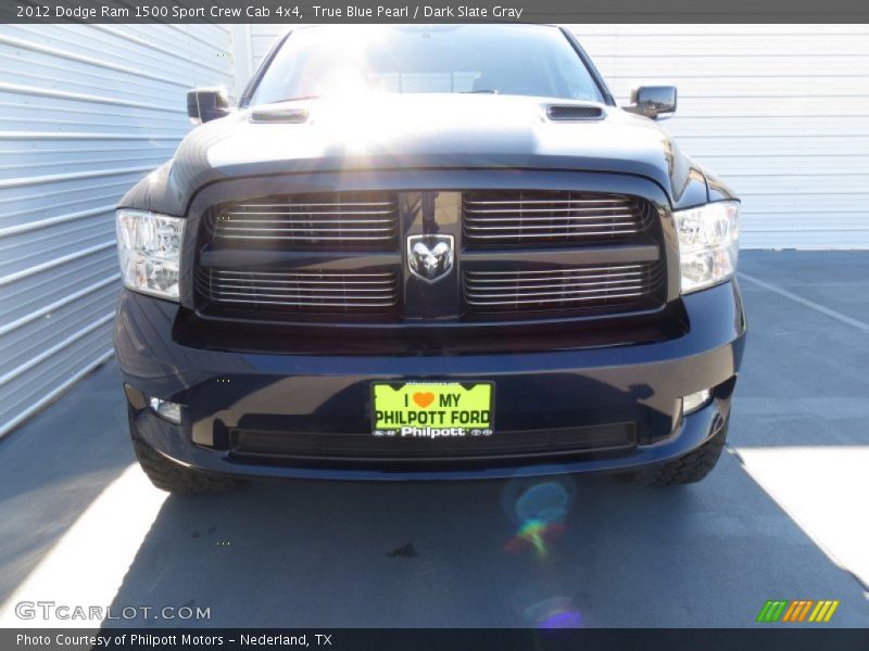 True Blue Pearl / Dark Slate Gray 2012 Dodge Ram 1500 Sport Crew Cab 4x4