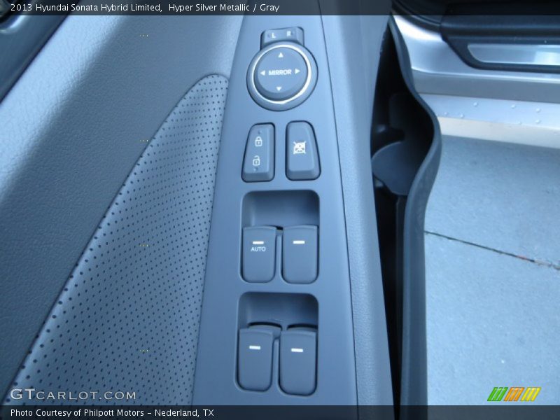 Hyper Silver Metallic / Gray 2013 Hyundai Sonata Hybrid Limited