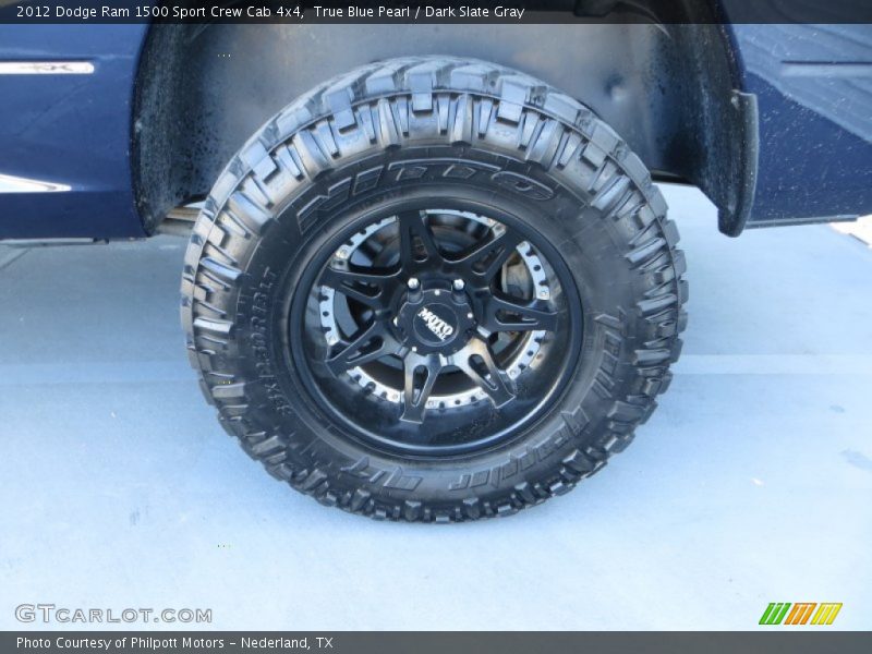 True Blue Pearl / Dark Slate Gray 2012 Dodge Ram 1500 Sport Crew Cab 4x4