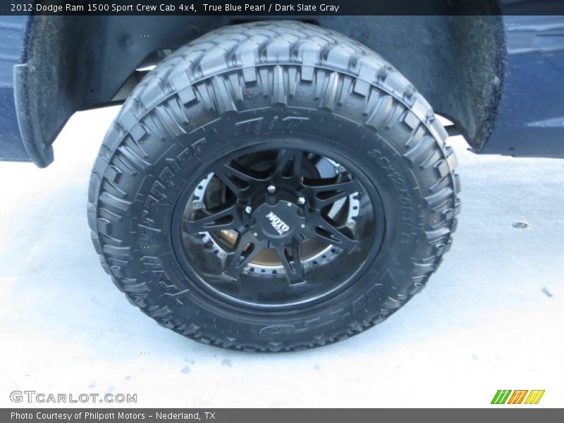 True Blue Pearl / Dark Slate Gray 2012 Dodge Ram 1500 Sport Crew Cab 4x4