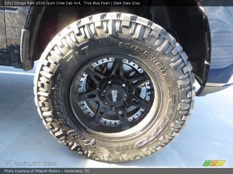 True Blue Pearl / Dark Slate Gray 2012 Dodge Ram 1500 Sport Crew Cab 4x4