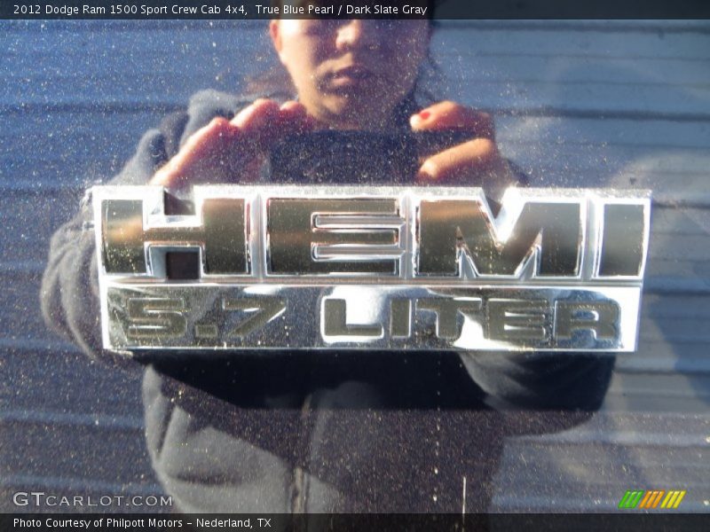 True Blue Pearl / Dark Slate Gray 2012 Dodge Ram 1500 Sport Crew Cab 4x4