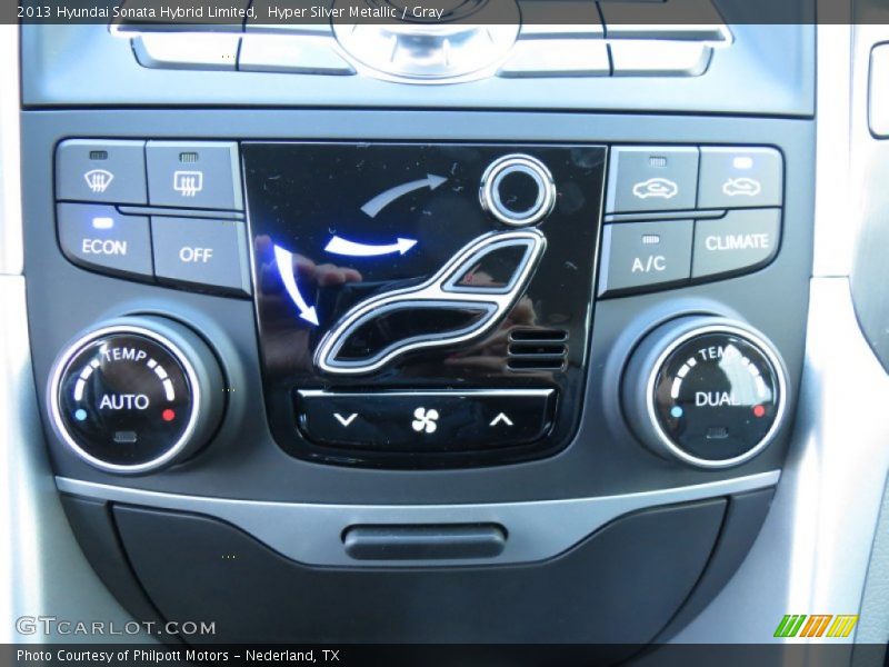 Hyper Silver Metallic / Gray 2013 Hyundai Sonata Hybrid Limited