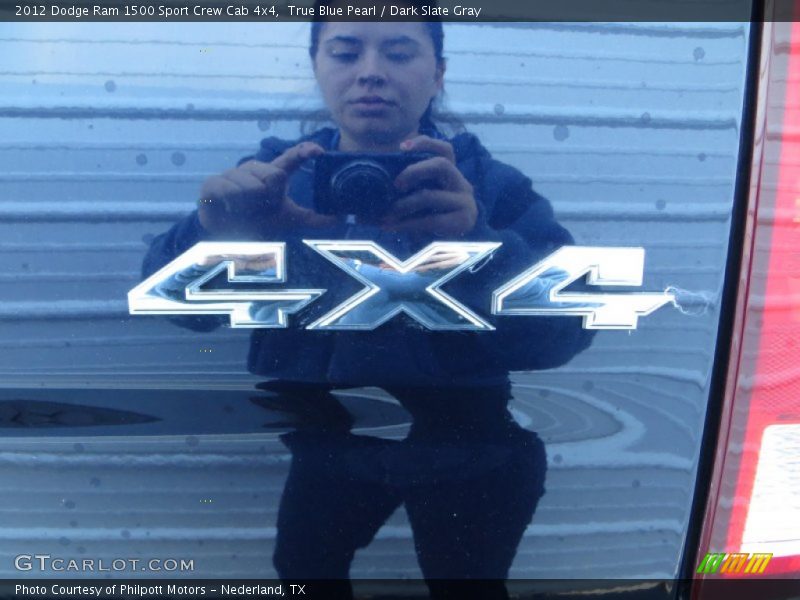 True Blue Pearl / Dark Slate Gray 2012 Dodge Ram 1500 Sport Crew Cab 4x4