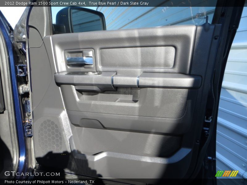 True Blue Pearl / Dark Slate Gray 2012 Dodge Ram 1500 Sport Crew Cab 4x4