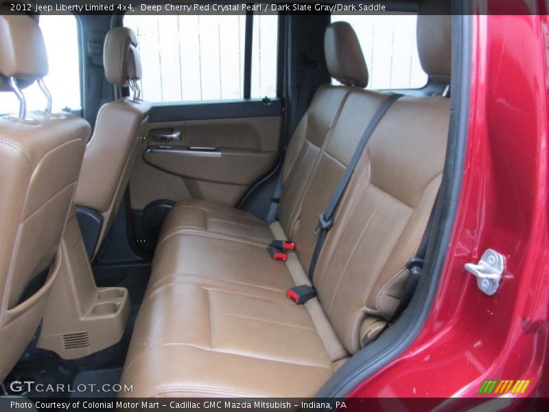 Deep Cherry Red Crystal Pearl / Dark Slate Gray/Dark Saddle 2012 Jeep Liberty Limited 4x4