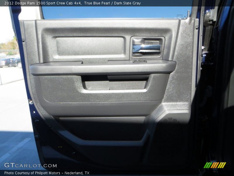 True Blue Pearl / Dark Slate Gray 2012 Dodge Ram 1500 Sport Crew Cab 4x4