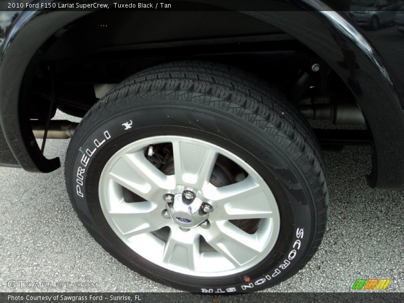 Tuxedo Black / Tan 2010 Ford F150 Lariat SuperCrew