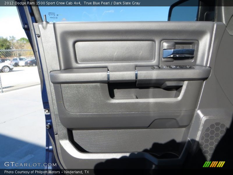 True Blue Pearl / Dark Slate Gray 2012 Dodge Ram 1500 Sport Crew Cab 4x4