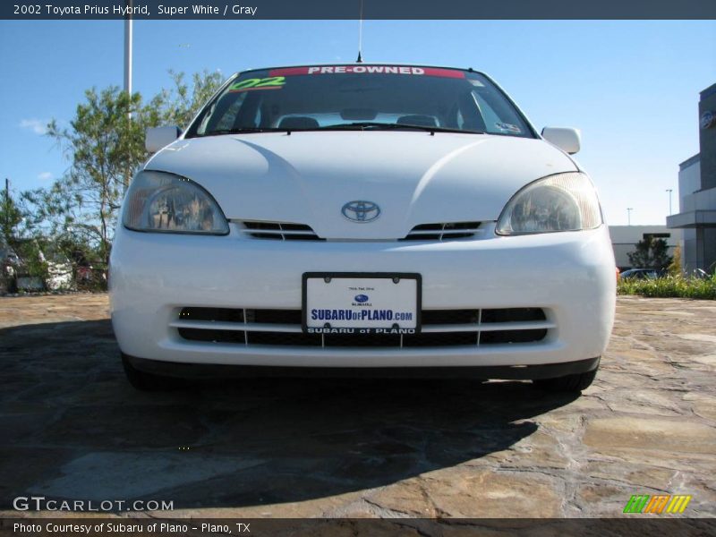 Super White / Gray 2002 Toyota Prius Hybrid