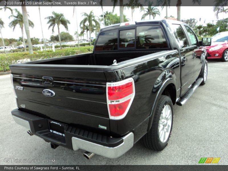 Tuxedo Black / Tan 2010 Ford F150 Lariat SuperCrew