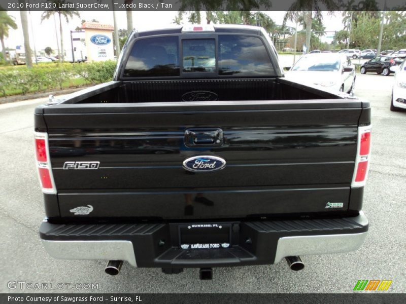 Tuxedo Black / Tan 2010 Ford F150 Lariat SuperCrew