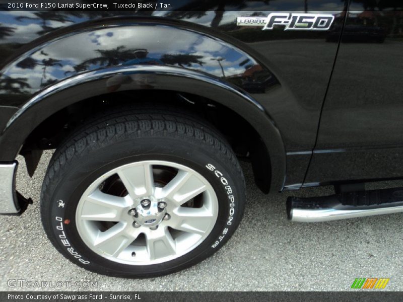 Tuxedo Black / Tan 2010 Ford F150 Lariat SuperCrew