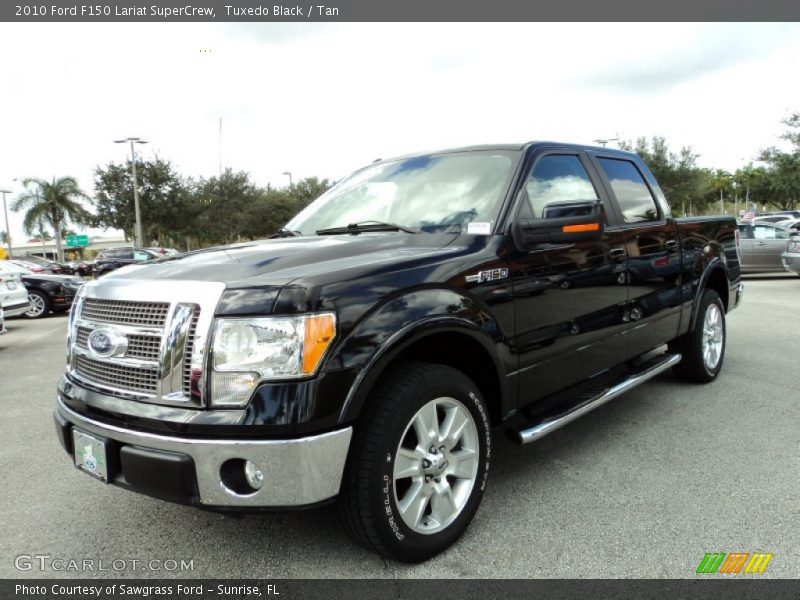 Tuxedo Black / Tan 2010 Ford F150 Lariat SuperCrew