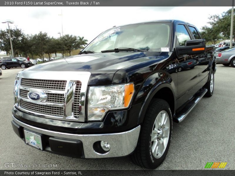 Tuxedo Black / Tan 2010 Ford F150 Lariat SuperCrew