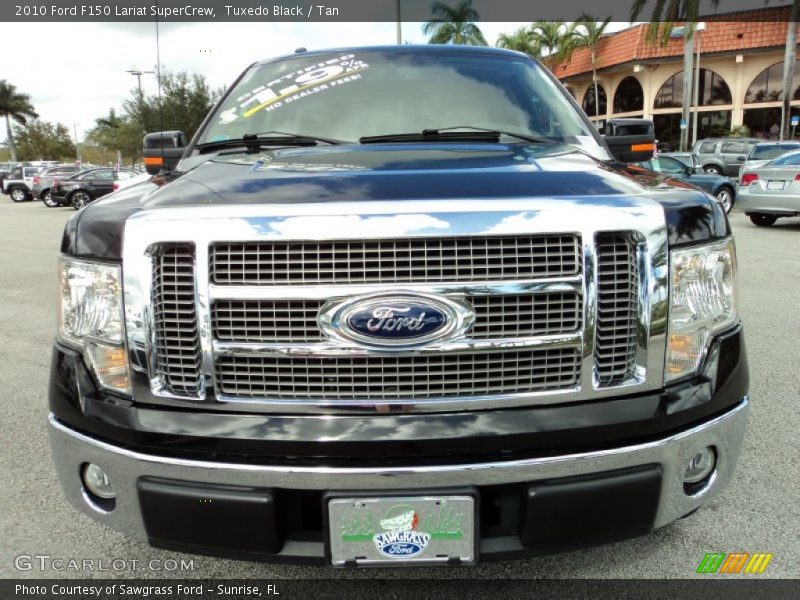 Tuxedo Black / Tan 2010 Ford F150 Lariat SuperCrew