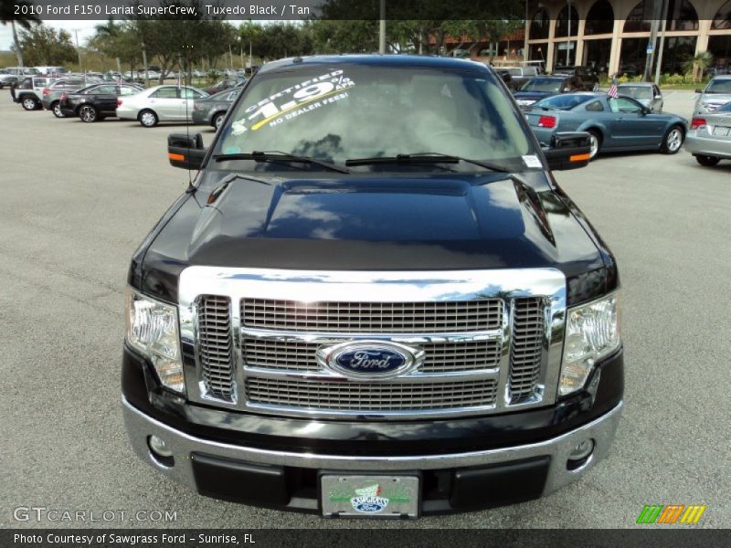 Tuxedo Black / Tan 2010 Ford F150 Lariat SuperCrew