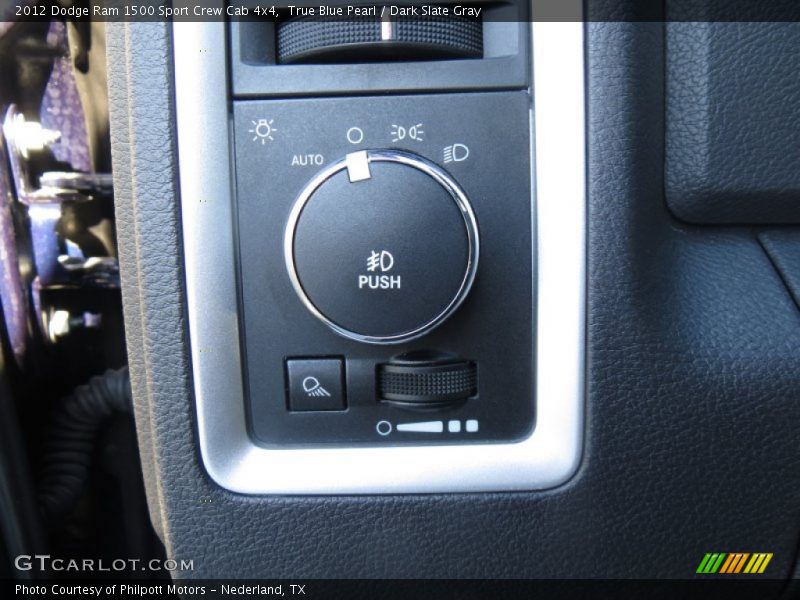 True Blue Pearl / Dark Slate Gray 2012 Dodge Ram 1500 Sport Crew Cab 4x4