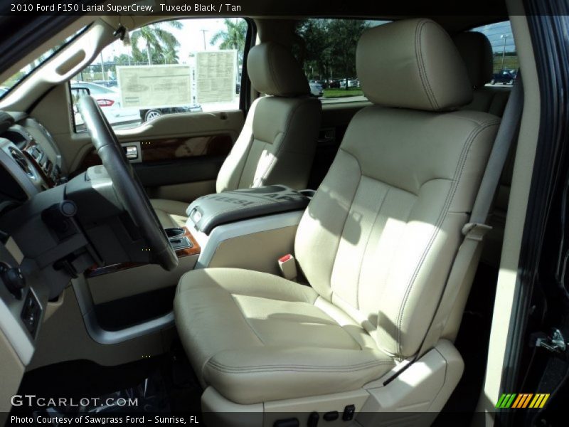 Tuxedo Black / Tan 2010 Ford F150 Lariat SuperCrew