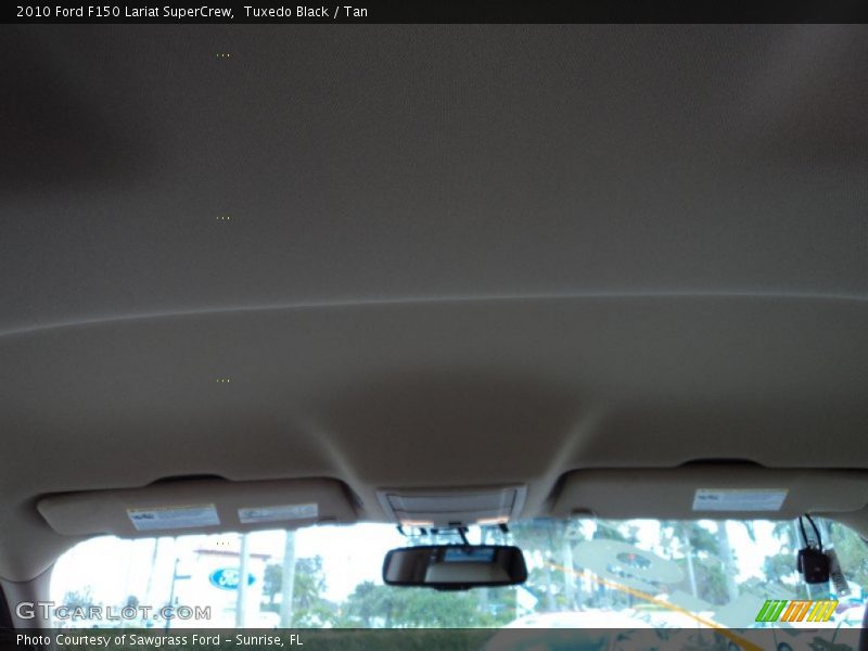 Tuxedo Black / Tan 2010 Ford F150 Lariat SuperCrew
