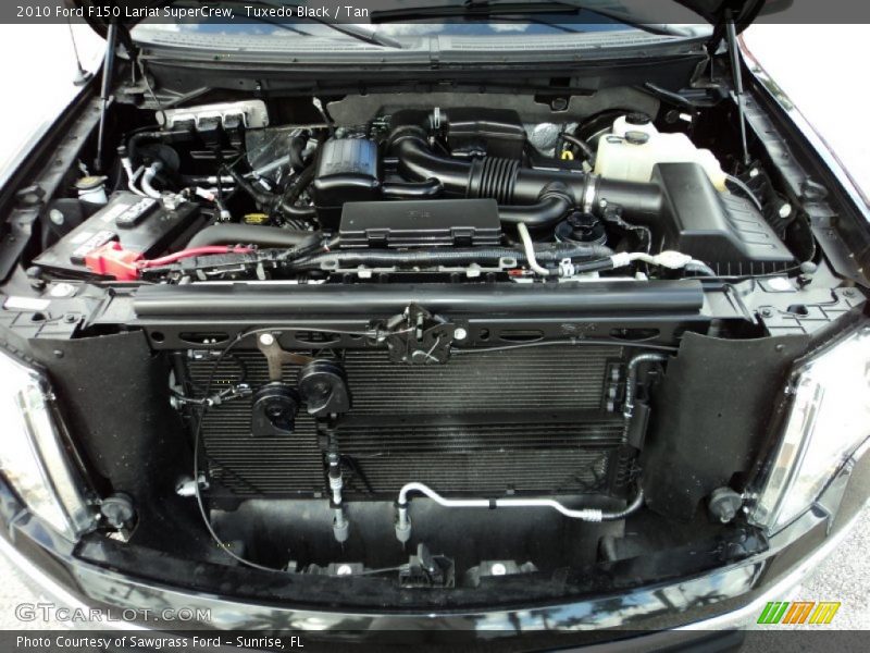 Tuxedo Black / Tan 2010 Ford F150 Lariat SuperCrew