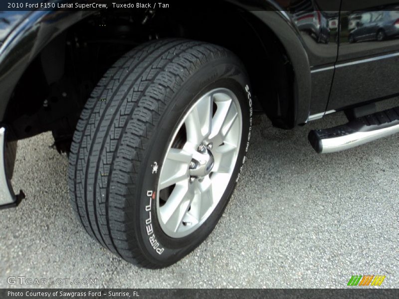 Tuxedo Black / Tan 2010 Ford F150 Lariat SuperCrew
