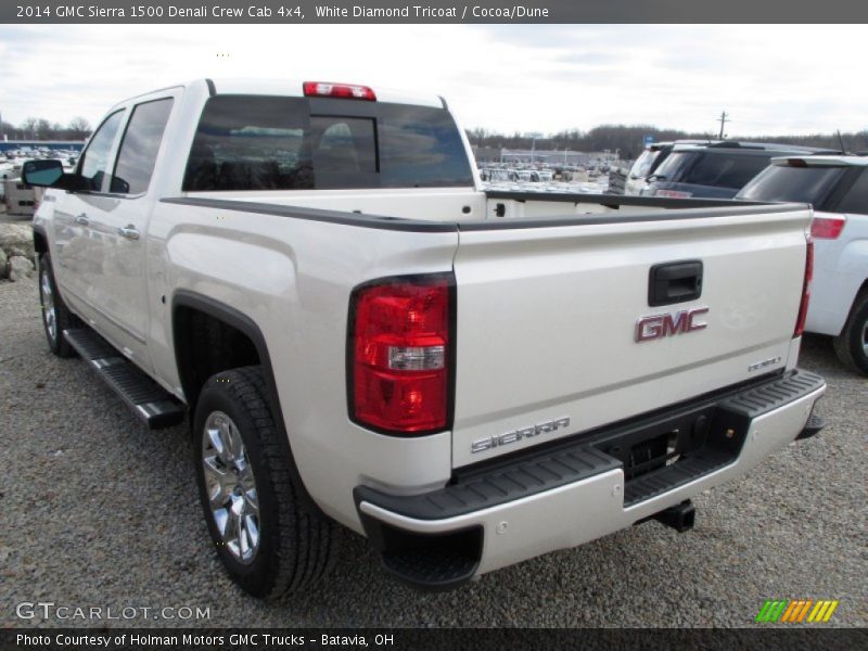 White Diamond Tricoat / Cocoa/Dune 2014 GMC Sierra 1500 Denali Crew Cab 4x4