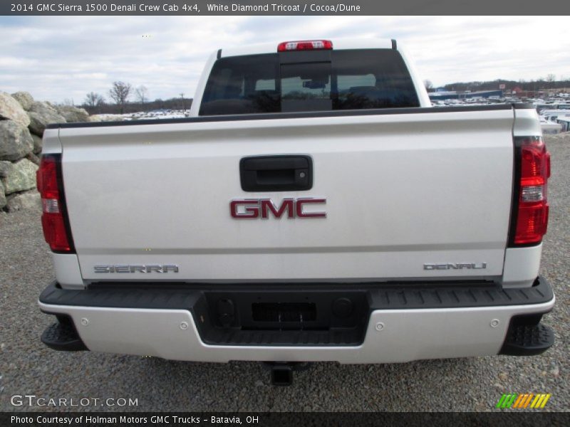 White Diamond Tricoat / Cocoa/Dune 2014 GMC Sierra 1500 Denali Crew Cab 4x4