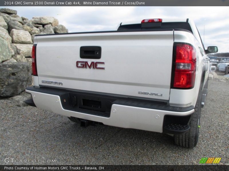 White Diamond Tricoat / Cocoa/Dune 2014 GMC Sierra 1500 Denali Crew Cab 4x4
