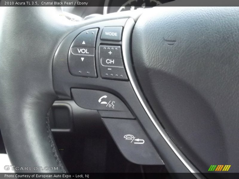 Crystal Black Pearl / Ebony 2010 Acura TL 3.5