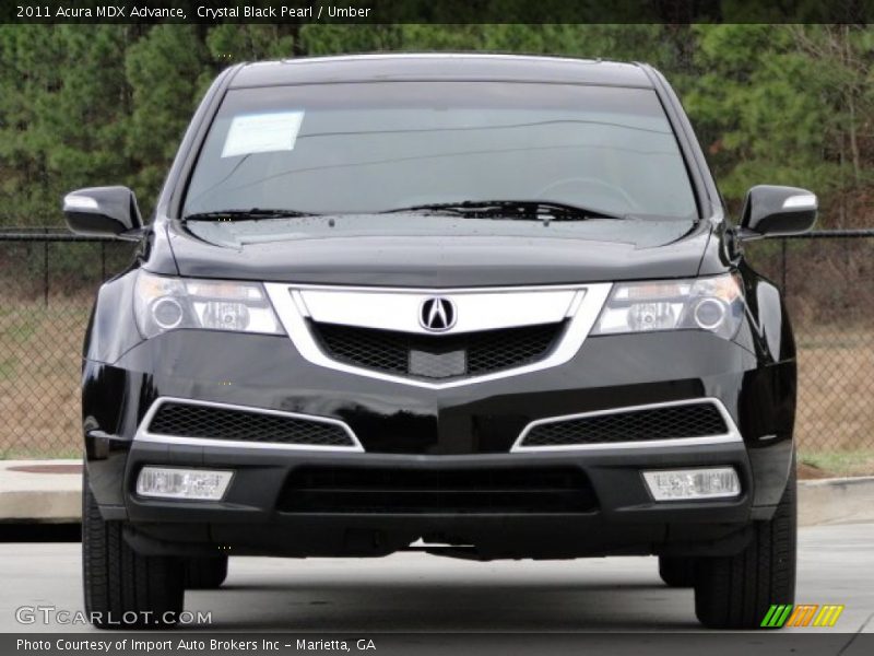 Crystal Black Pearl / Umber 2011 Acura MDX Advance