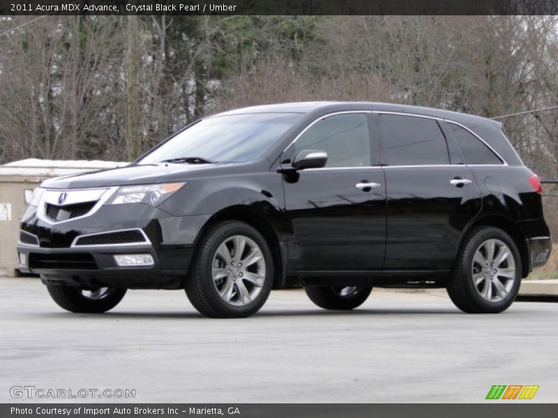 Crystal Black Pearl / Umber 2011 Acura MDX Advance