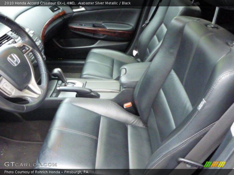 Alabaster Silver Metallic / Black 2010 Honda Accord Crosstour EX-L 4WD